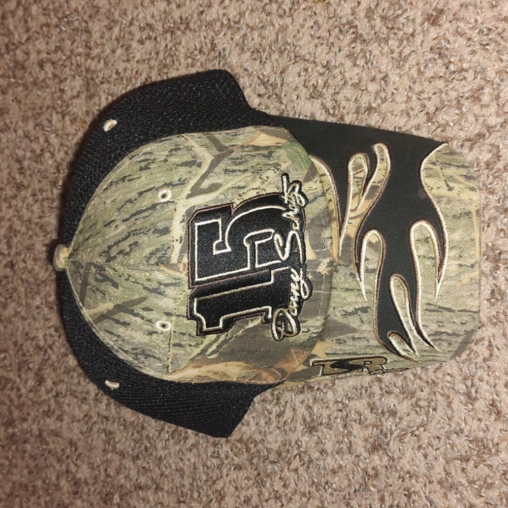 Design Dynamix Donny Schatz #15 Auto Racing Adjustable Hat Camo Mesh Hat Cap
